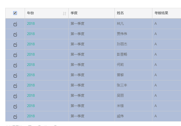 CheckBox点击全选和反选，基于datatable-第1张图片-爱制作博客